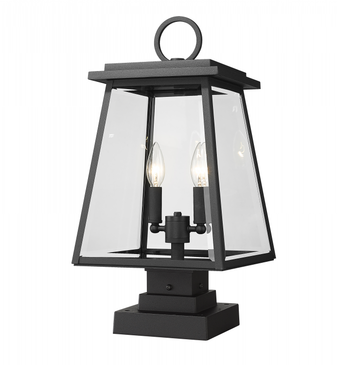 Broughton 2 Light 21 Inch Outdoor Pier Mounted Fixture