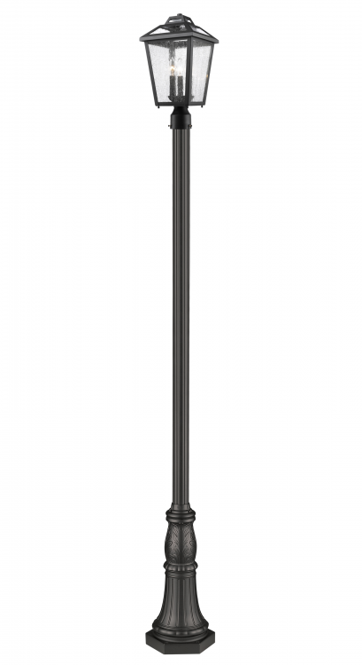 Bayland 3 Light 10 Inch Outdoor Post Mounted Fixture