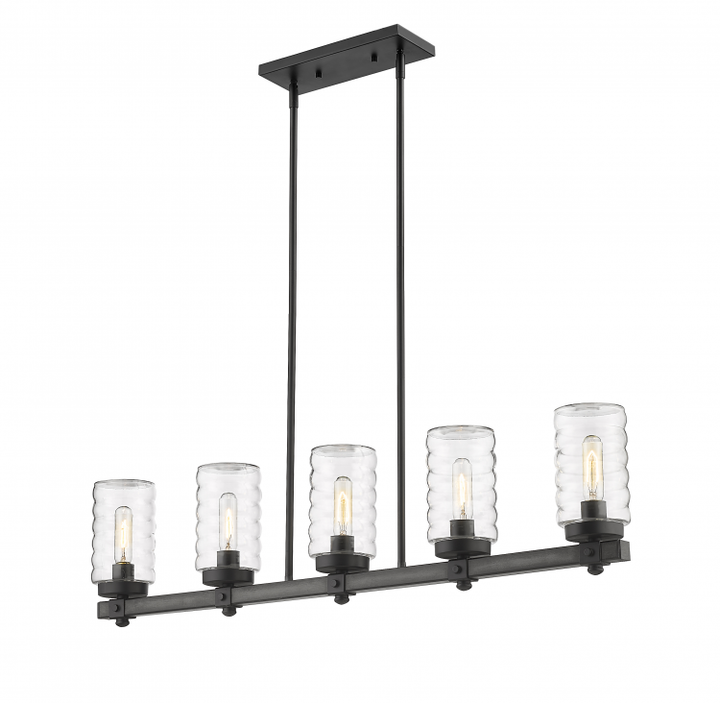 Tahoe 5 Light Outdoor Linear Chandelier