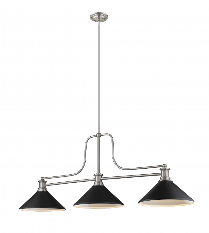 Melange 3 Light Linear Chandelier