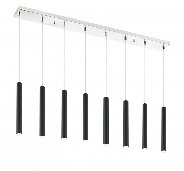 Forest 8 Light 12 Inch Led Linear Chandelier