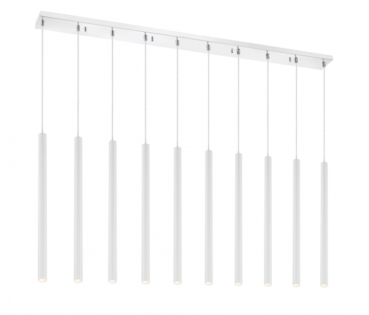 Forest 10 Light 24 Inch Led Linear Chandelier